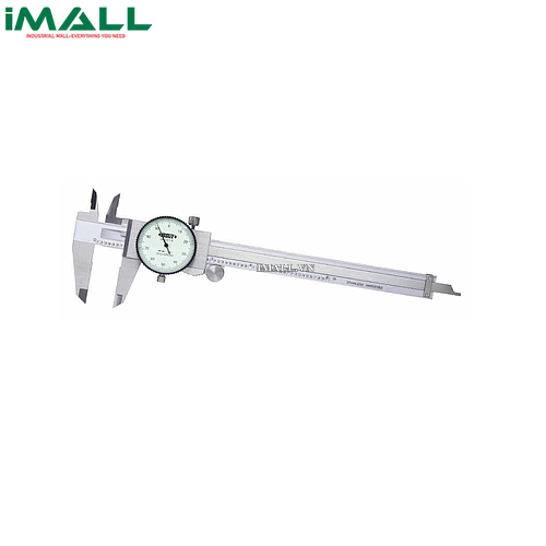 Thước cặp đồng hồ (200mm, 0.02mm) INSIZE 1312-200AW (Không có con lăn)