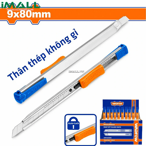 Dao rọc giấy 9x80mm Wadfow WSK1509
