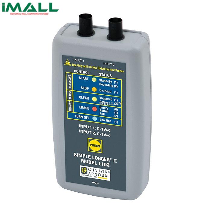 Máy ghi dữ liệu dòng điện Chauvin Arnoux L102 (P01157150, 2 kênh)
