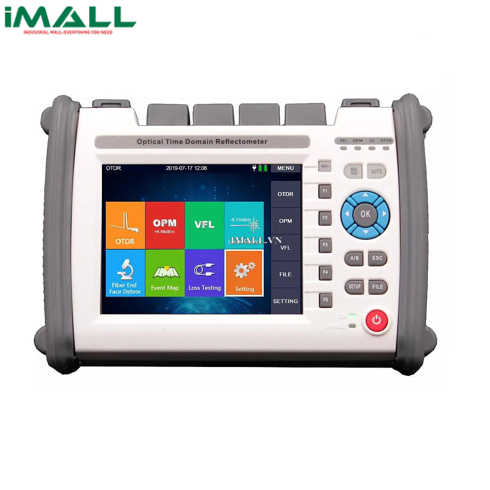 Máy đo quang OTRD màn hình cảm ứng SKYCOM T-OT750-S-AB35 (1310/1550nm, 35/33/32dB)