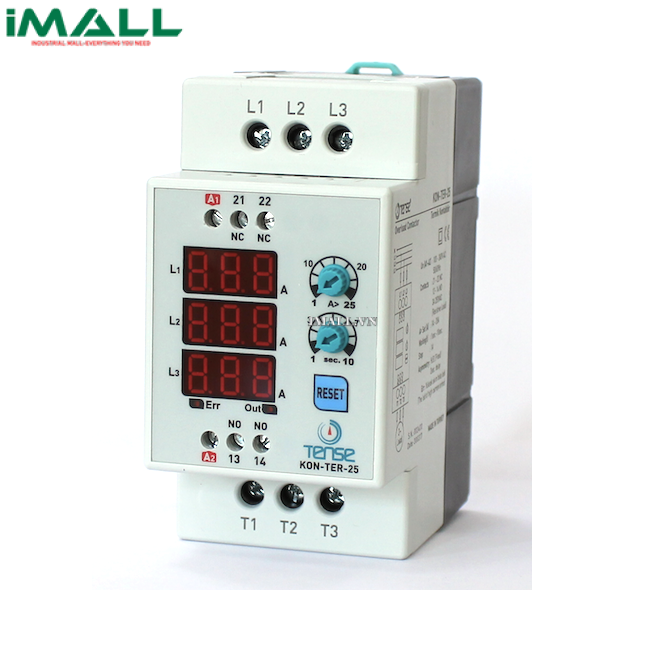 Công tắc điện kèm bảo vệ nhiệt Tense KON-TER-25 (Dòng định mức 25A)