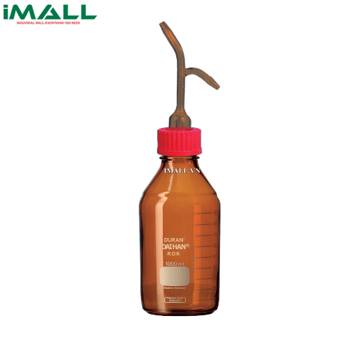 Bình phun sắc ký thủy tinh DURAN (màu hổ phách, GL45, 500ml) SciLab SL.Bot2067