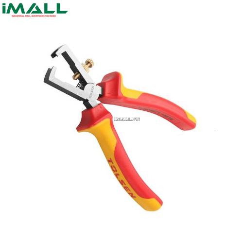 Kìm tuốt dây điện chuyên dùng cách điện 1000V Tolsen V38176 (6″)