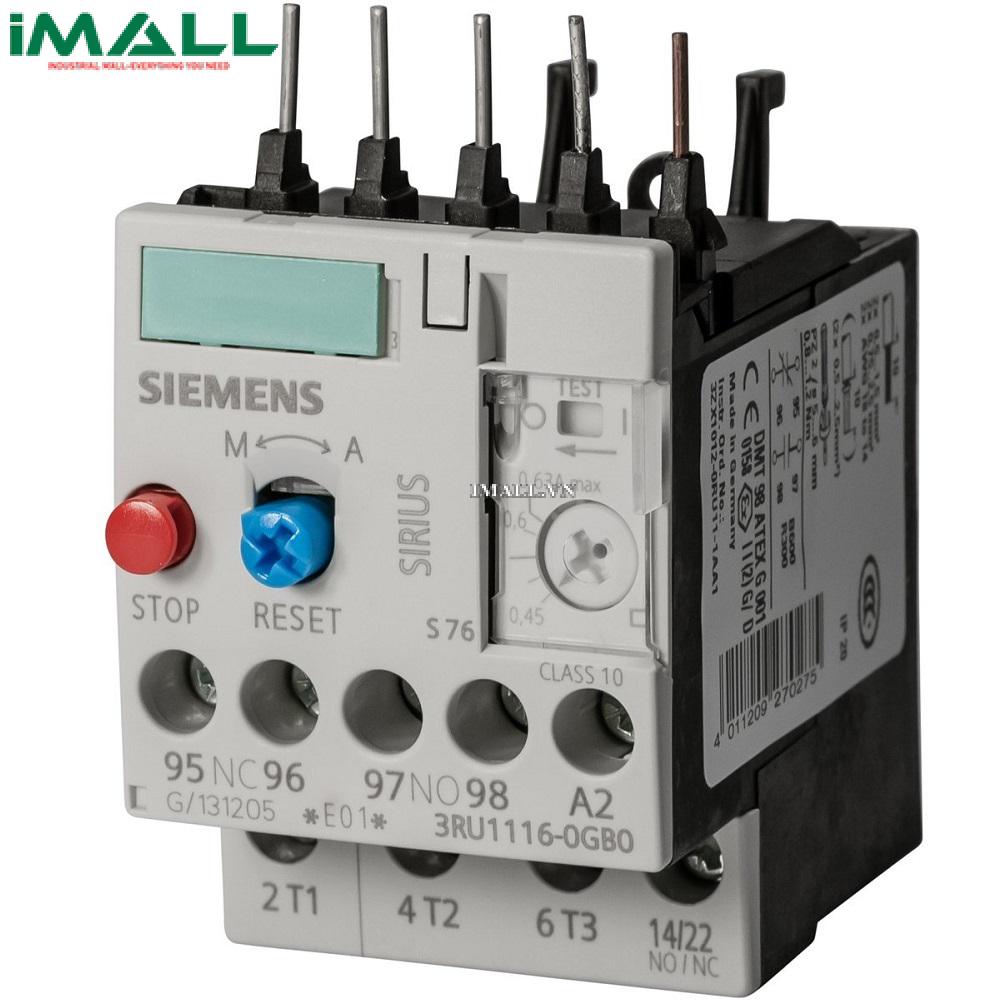 Rơle nhiệt Siemens 3RU11 26-4CB0 (17...22A, S0, 1NO+1NC)