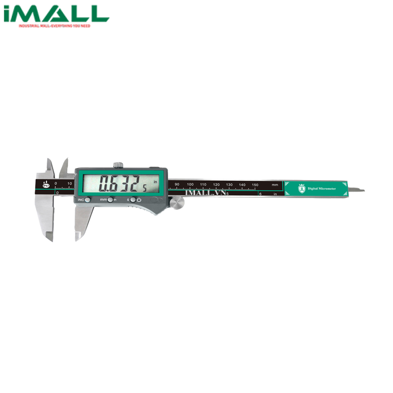 Thước cặp điện tử chống nước Hoyamo 101-300-1 (0-300mm/0-12", 0.01mm)