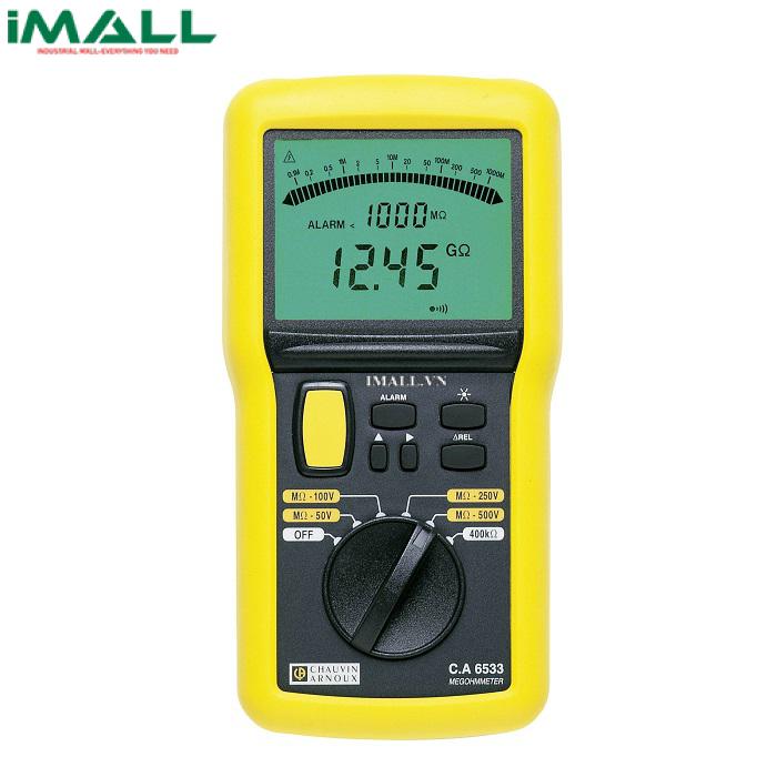 Thiết bị đo điện trở cách điện cho viễn thông Chauvin Arnoux C.A 6533 (P01140805, 500V, 20GΩ)