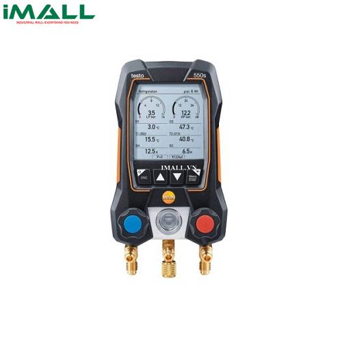 Máy đo áp suất gas điện lạnh kỹ thuật số khối van 2 chiều & bluetooth Testo 550s (0564 5500)