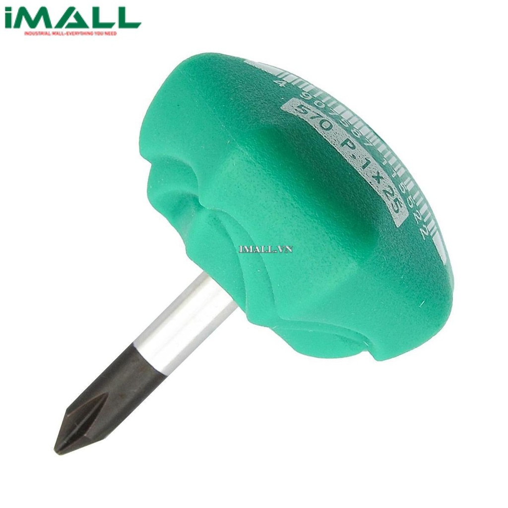 Tô vít 4 cạnh cán nhựa mềm (loại cực nhỏ) Vessel 570 (No.1x25mm)
