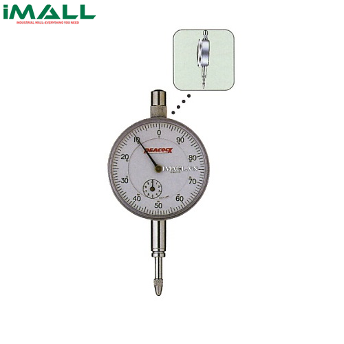 Đồng hồ so Peacock 107F-T (10mm, 0.01mm)
