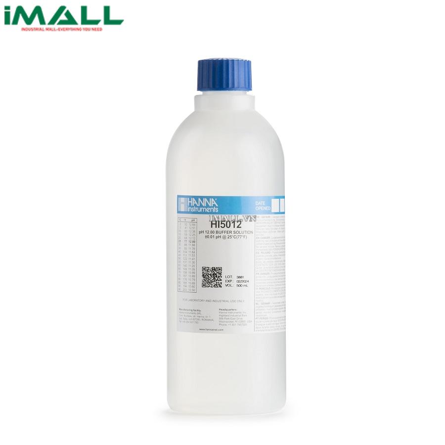 Dung Dịch Hiệu Chuẩn pH 12.00 HANNA HI5012 (500 mL)