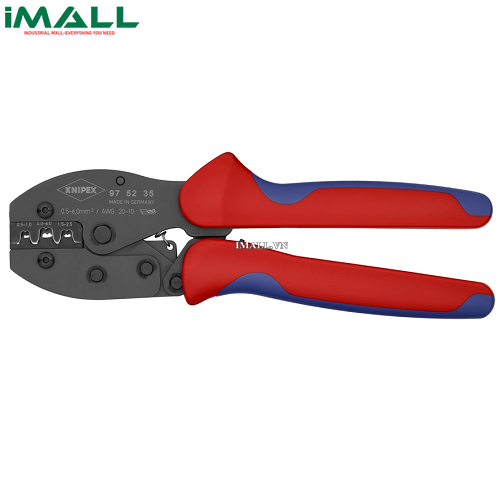Kìm Bấm Cos PreciForce® Ép Cos Thìa Nối 0.5- 6.0 mm² Knipex 97 52 35
