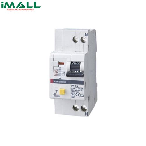 Cầu dao chống dòng rò RCBO Mitsubishi BV-DN6 1PN 20A 100mA (6kA)