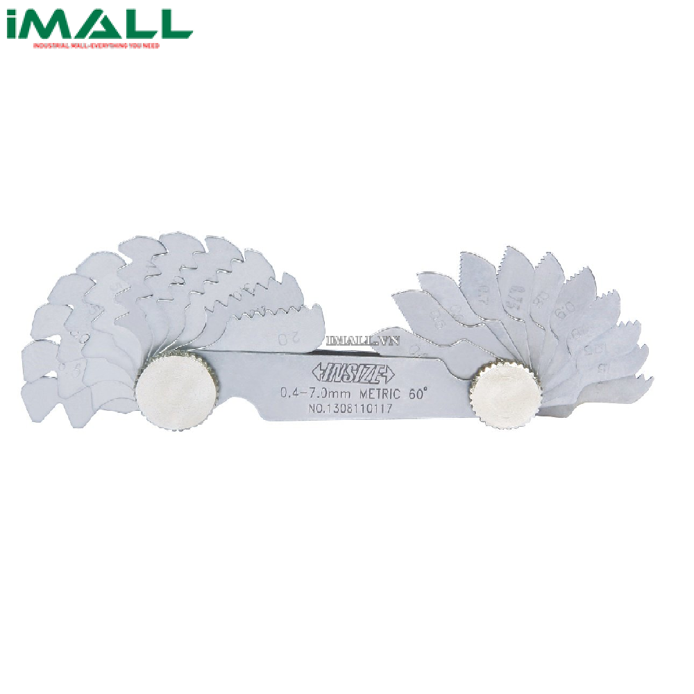 Dưỡng đo ren INSIZE 4820-124 (0.25-7mm, Hệ mét 60°)