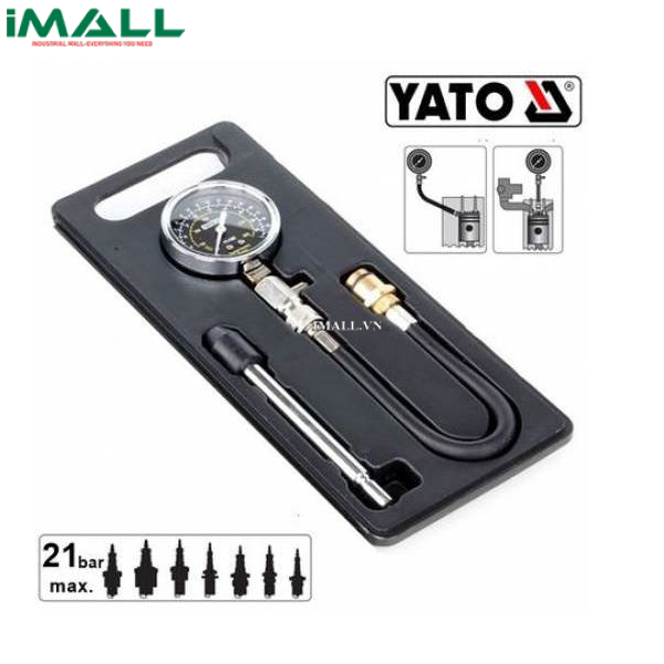 Đồng hồ đo áp suất kim phun Yato YT-7302
