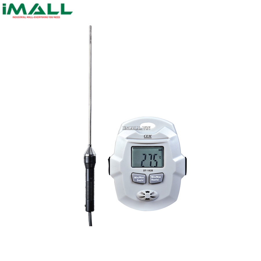 Bộ ghi dữ liệu Nhiệt độ &amp; Độ ẩm CEM DT-192B (-40~80℃(internal);-50~110℃(probe);5%~95%RH)