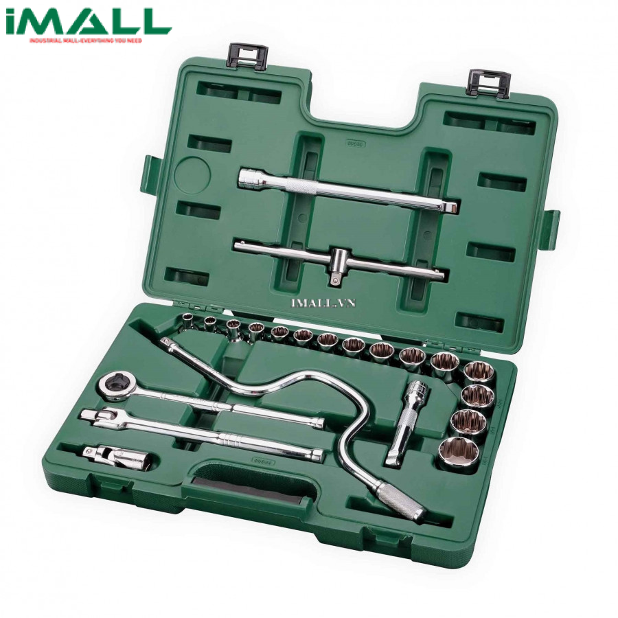 Bộ đầu tuýp 22 chi tiết dr (hệ inch) SATA 09088 (1/2")