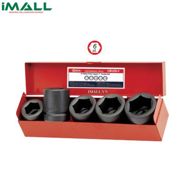 Bộ Khẩu Dùng Cho Súng 1" GENIUS CM-025-2 (5 Chiếc 1-1/8"~1-5/8")