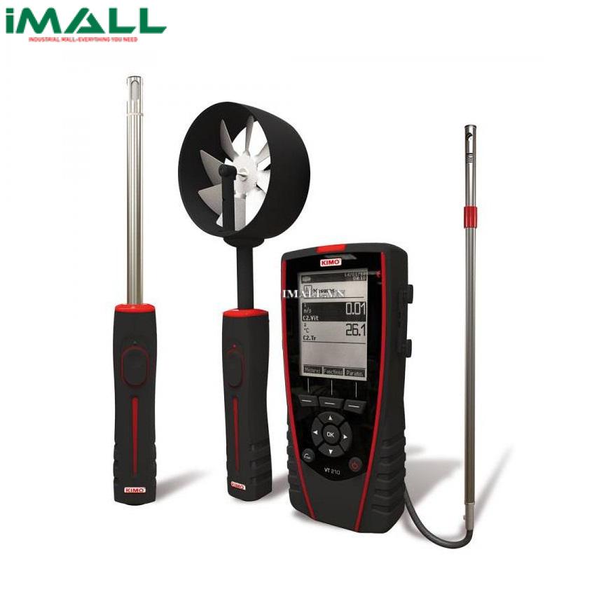 Máy đo tốc độ gió, lưu lượng gió, nhiệt độ, độ ẩm KIMO VT210