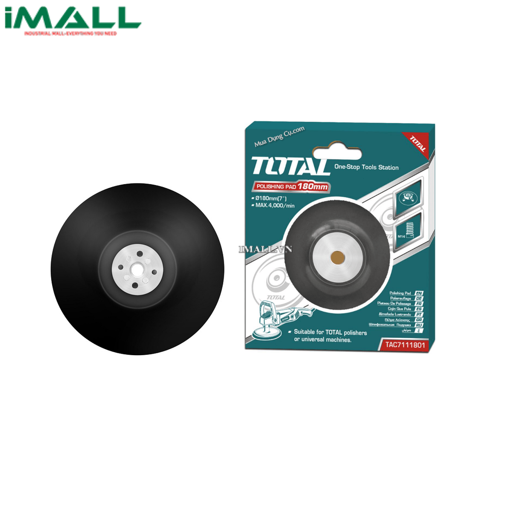 Đĩa cao su đánh bóng (100mm) Total TAC7111152