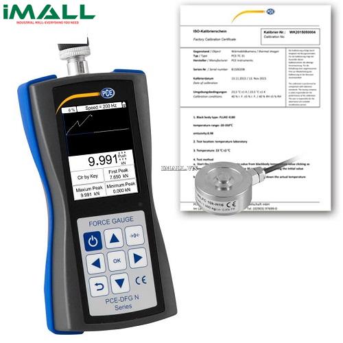Máy đo lực (0~10 kN; 1 N, kèm Certificate ISO) PCE DFG NF 10K-ICA