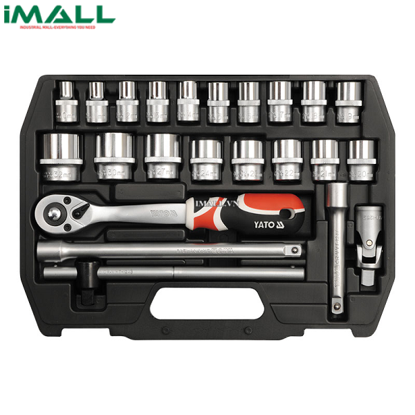 Bộ tuýp tay vặn tổng hợp 23 chi tiết Yato YT-3873 (1/2")