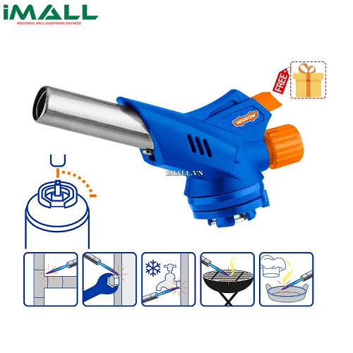 Đầu khò gas 145x71x38mm Wadfow WFG1604