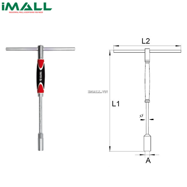 Cờ lê ống điếu chữ T Yato YT-1556 (12mm)