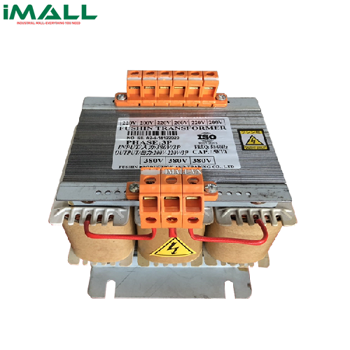 Biến áp tự ngẫu 3P 380V/220V-200V 1.5KVA-Dây Đồng Fushin BTA1-3P-1.5K(38/22)