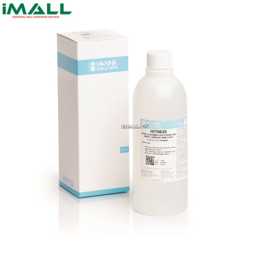 Dung Dịch Rửa Điện Cực Sau Khi Đo Trong Chất Béo Và Dầu Mỡ HANNA HI70630L (500 mL)