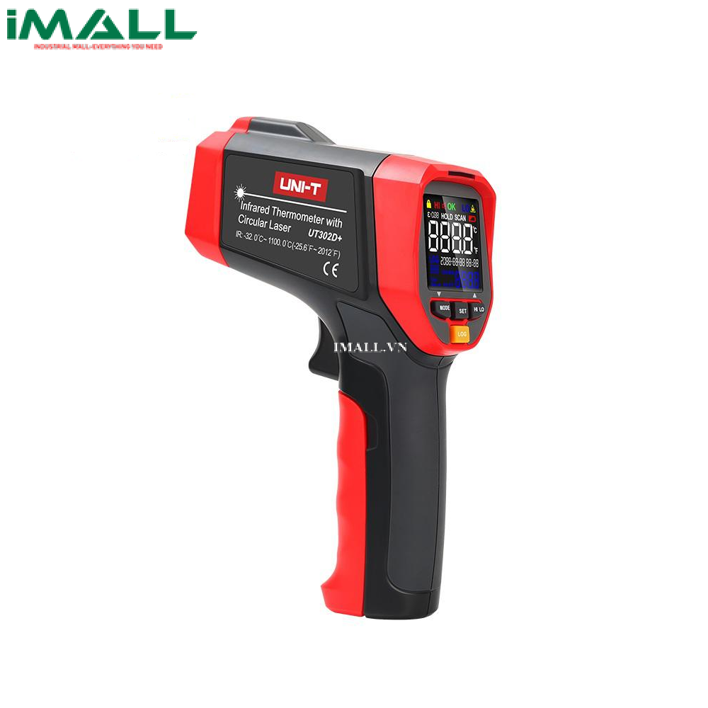 Máy đo nhiệt độ hồng ngoại UNI-T UT302D+ (-32~1100°C, 20:1)