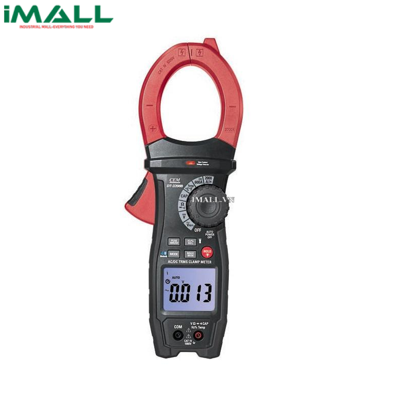 Ampe kìm AC/DC CEM DT-3398W (True RMS,AC/DC:2000A, 1000V)