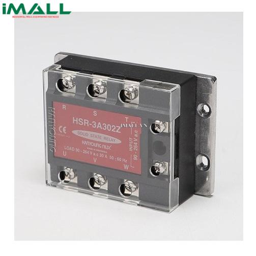 Rơ le bán dẫn Hanyoung nux HSR-3A302Z (90 – 264VAC, 30A, 3 Pha)