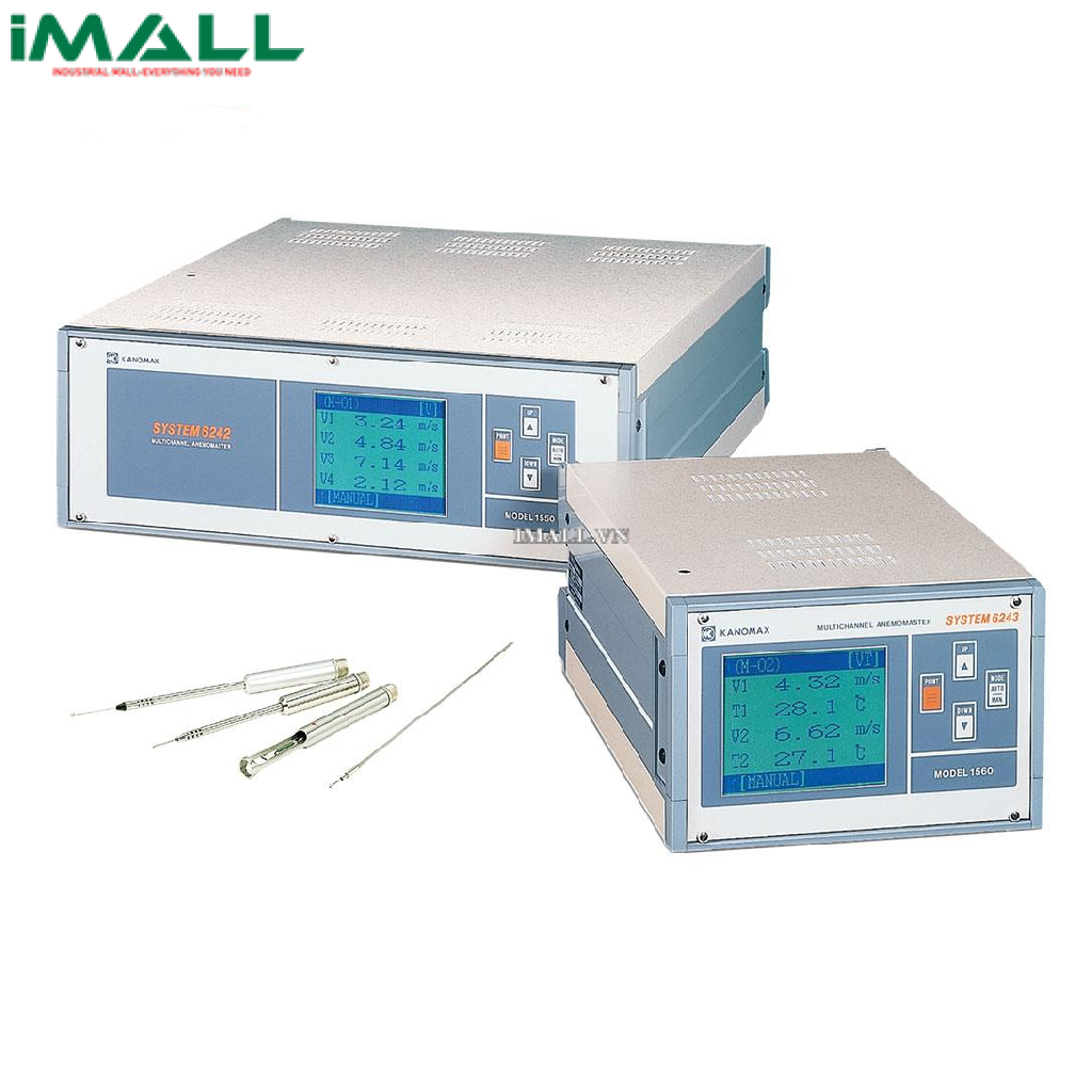 Máy đo tốc độ gió KANOMAX 1550 (đa kênh)