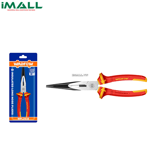 Kềm mũi dài cách điện 8" Wadfow WPL2938