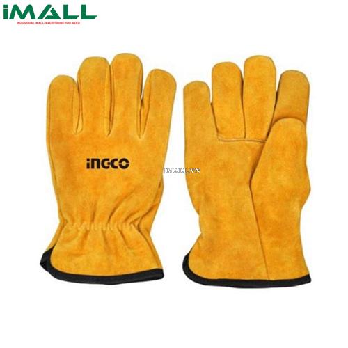 Găng tay vải da INGCO HGVC02