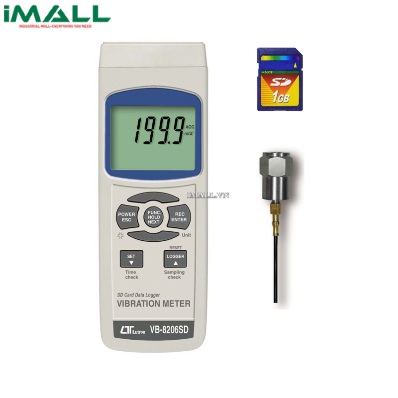 Máy đo độ rung Lutron VB-8206SD (200 m/s², datalogger)