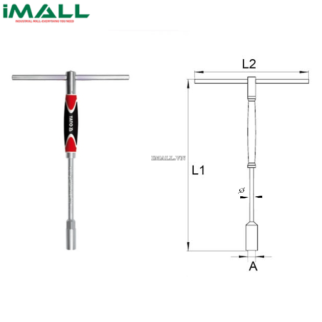 Cờ lê ống điếu chữ T Yato YT-1553 (9mm)
