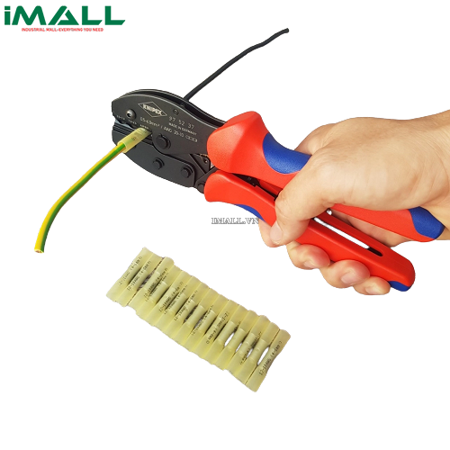 Kìm Bấm Cos Nối Co Nhiệt “Heat Shrinkeable” Knipex 97 52 37
