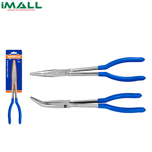 Kềm mũi dài cong 45 độ 11" Wadfow WPL2E11