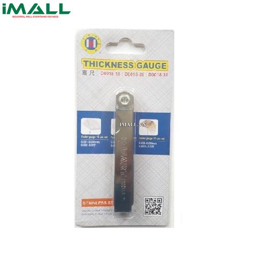 Bộ căn lá 26 chi tiết đo độ dày C-MART D0018-26 (0.03~0.63mm)