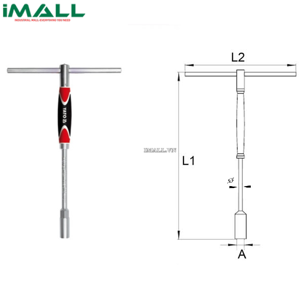 Cờ lê ống điếu chữ T Yato YT-1552 (8mm)