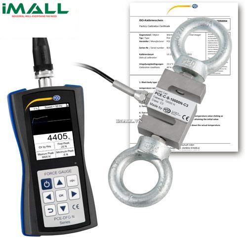 Máy đo lực (0~10.000 N; 5 N, kèm Certificate ISO) PCE DFG N 10K-ICA