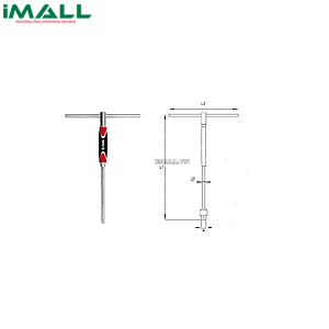 Cờ lê ống điếu chữ T hệ inch Yato YT-1565 (1/4")