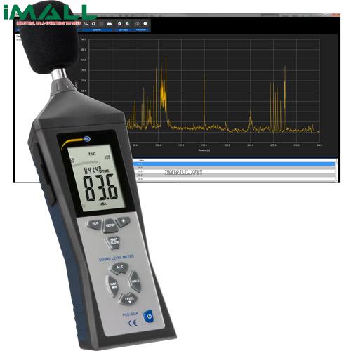 Máy đo độ ồn PCE 322ALEQ (30~130 dB, 0.1 dB, ±1.4 dB)