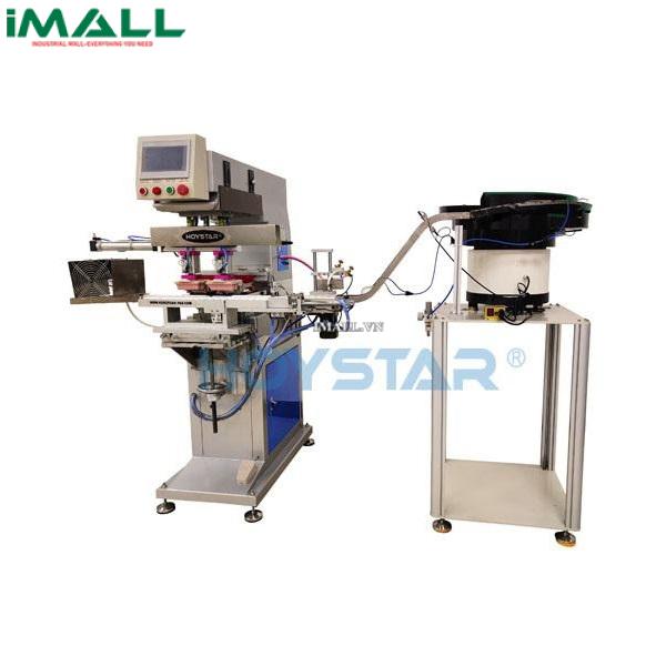 Máy in tampon tự động hai màu cho nắp chai Hoystar GW-P2-C (7200 pcs/h)