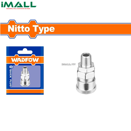 Đầu nối hơi nhanh 1/4" Wadfow WQP0953
