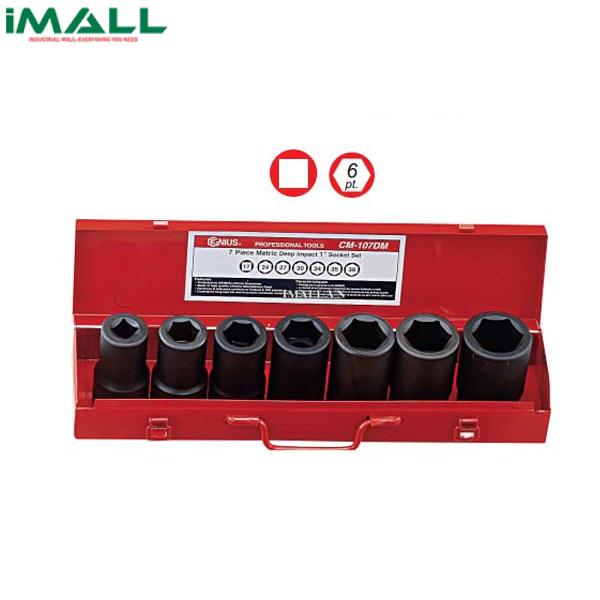 Bộ Khẩu Loại Dài Dùng Cho Súng 1'' GENIUS CM-107DM (7 Chiếc 17mm~38mm)