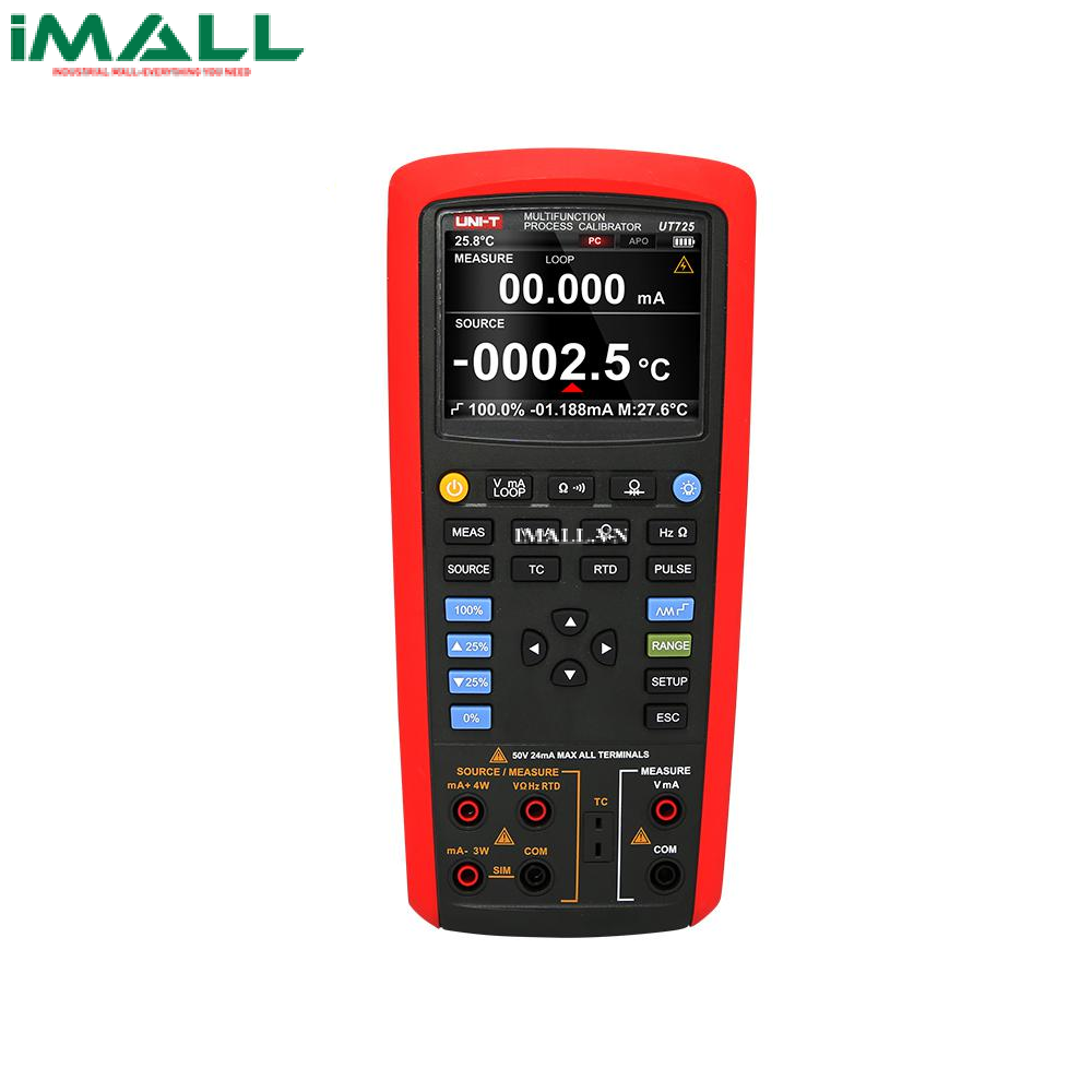 Máy hiệu chuẩn áp suất đa năng UNI-T UT725 (R,S,K,E,J,T,N,B,L,U,XK,BP)