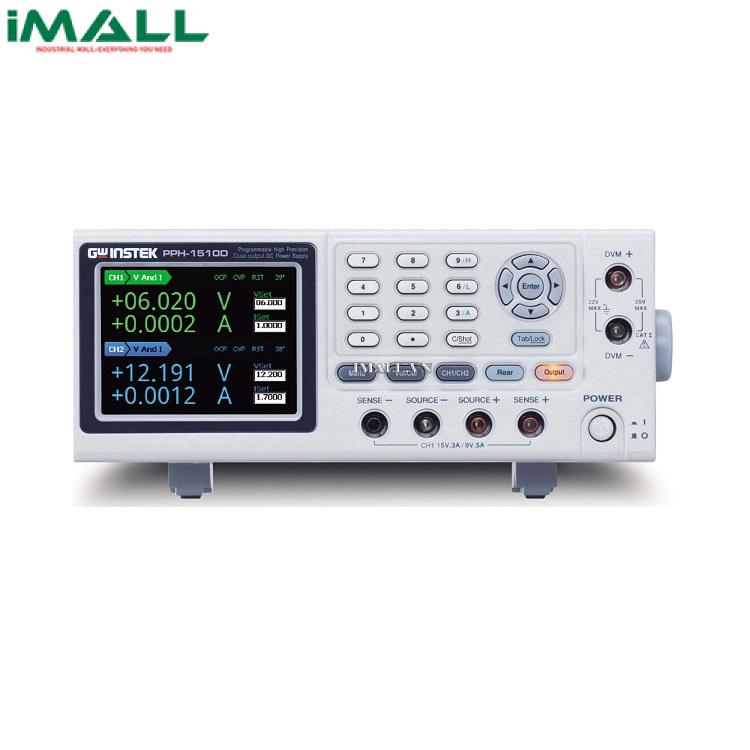 Nguồn DC lập trình độ chính xác cao GW INSTEK PPH-1510D (15V, 5A, 2 Kênh)