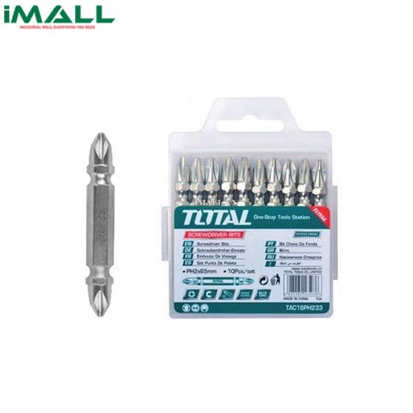 Mũi siết vít bake 2 đầu PH2 45mm Total TAC16PH203IM